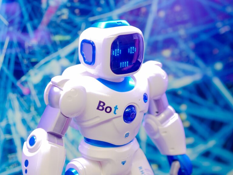 Robot AI con display LED facciale, dialoghi e NPC intelligenti nei videogiochi