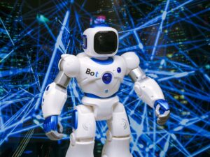 Robot intelligente in rete digitale, intelligenza artificiale per tool di sviluppo videogiochi