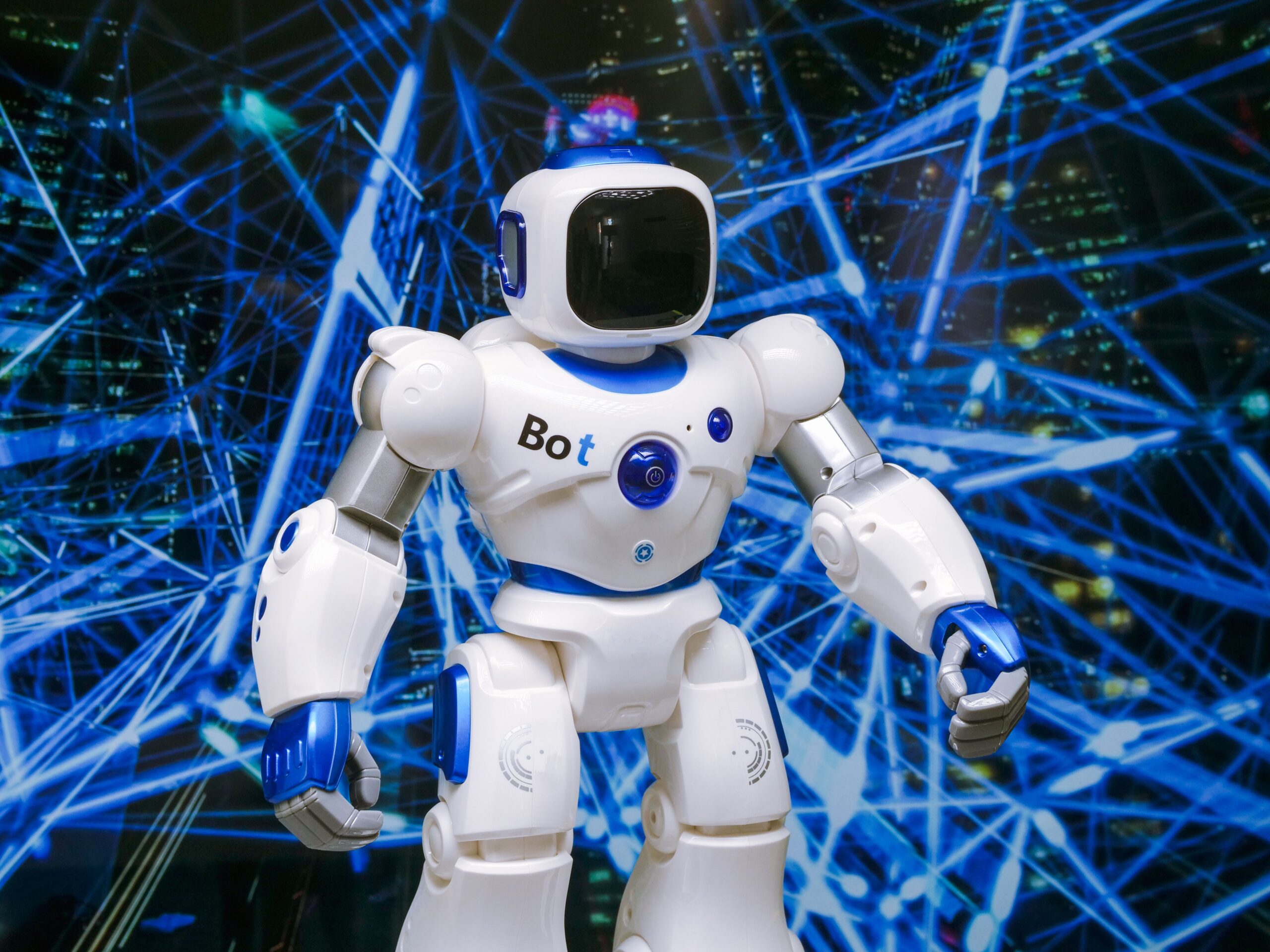 Robot intelligente in rete digitale, intelligenza artificiale per tool di sviluppo videogiochi
